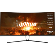 Dahua LCD Monitor|DAHUA|DHI-LM34-E330C|34"|Gaming/Curved/21 : 9|Panel VA|3440x1440|21:9|165Hz|1 ms|Tilt|Colour Black|LM34-E330C