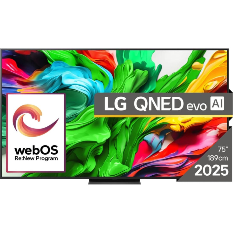 LG TV Set|LG|75"|4K/Smart|3840x2160|Wireless LAN|Bluetooth|webOS|Black|75QNED86A3A
