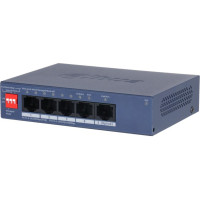 Dahua Switch|DAHUA|DH-CS4005-4ET1GT-36|Type L2|PoE ports 4|40 Watts|CS4005-4ET1GT-36