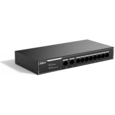 Dahua Switch|DAHUA|10-Port Economical Gigabit PoE Switch with 8-Port PoE|Type L2|SG1010LP