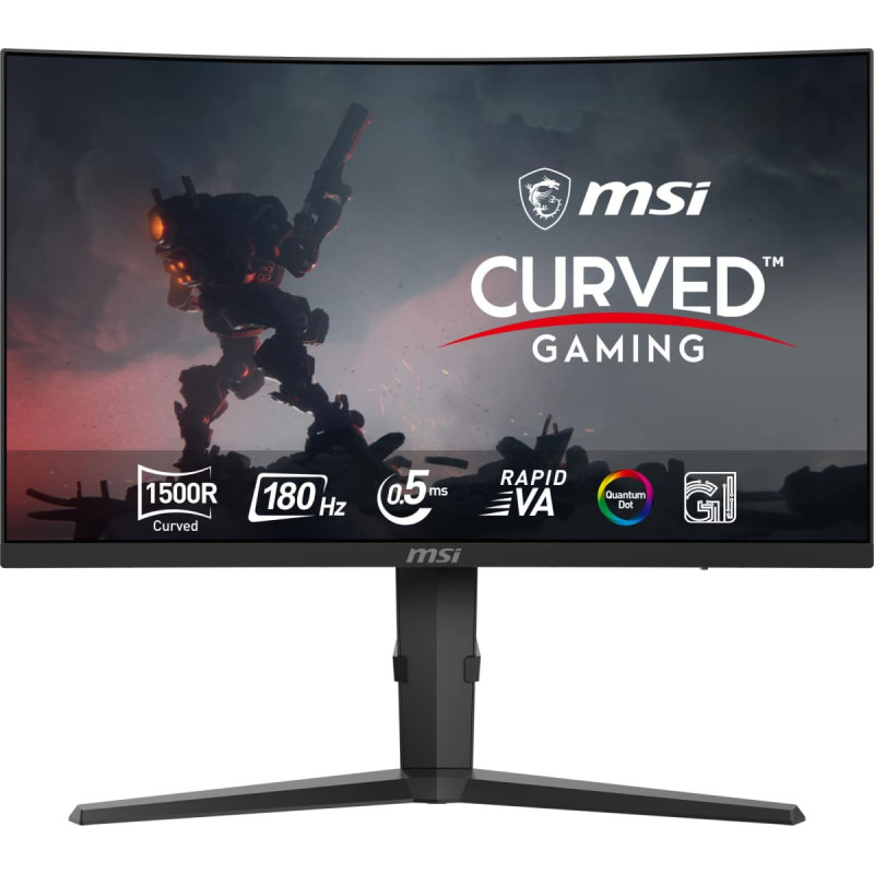 MSI LCD Monitor|MSI|MAG 275CQRF QD E2|27"|Gaming/Curved|Swivel|Height adjustable|Tilt|Matte|Panel VA|2560x1440|16:9|180Hz|1 ms|Colour Black|MAG275CQRFQDE2