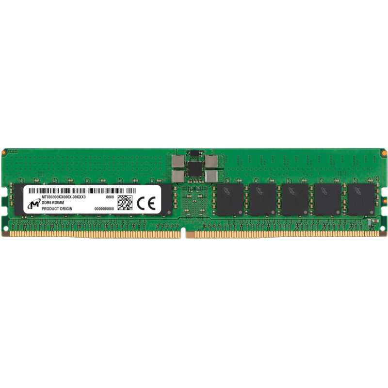 Micron Server Memory Module|MICRON|DDR5|32GB|RDIMM/ECC|5600 MHz|CL 46|1.1 V|MTC20F2085S1RC56BR