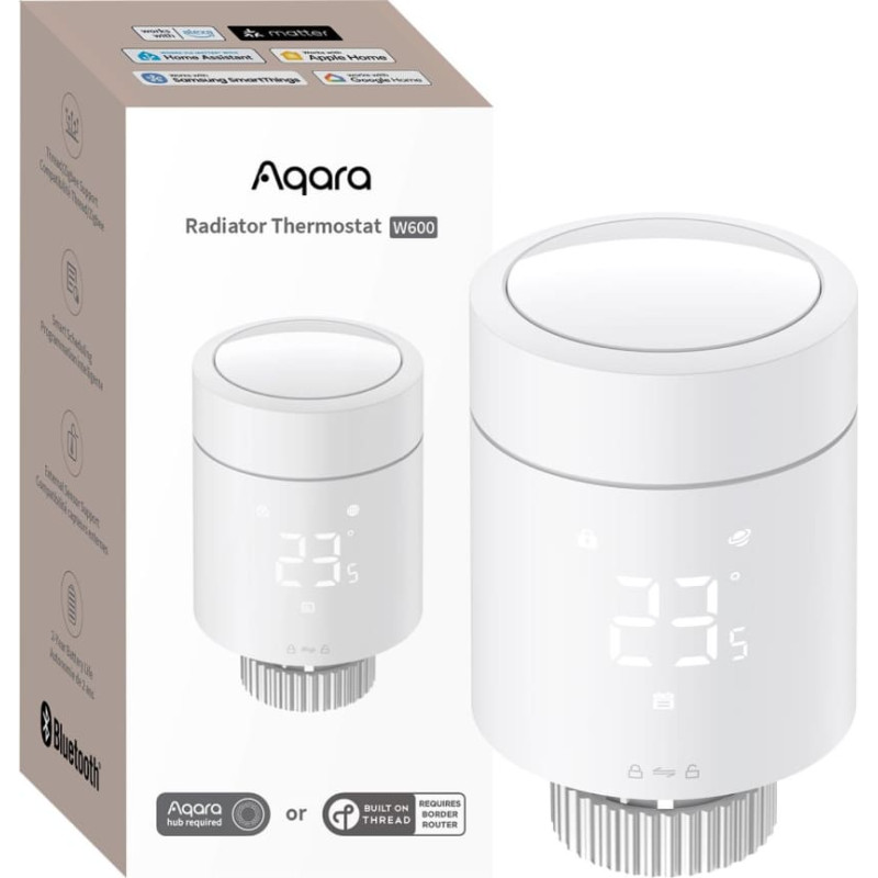 Aqara SMART HOME THERMOSTAT VALVE/W600 WT-A03D AQARA