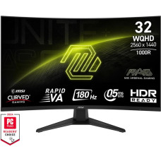 MSI LCD Monitor|MSI|MAG 325CQF|31.5"|Gaming/Curved|Panel VA|2560x1440|16:9|180Hz|0.5 ms|MAG325CQF