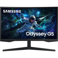 Samsung LCD Monitor|SAMSUNG|LS27CG552EUXEN|27"|Gaming/Curved|Panel VA|2560x1440|16:9|165 Hz|Matte|1 ms|Height adjustable|Colour Black|LS27CG552EUXEN