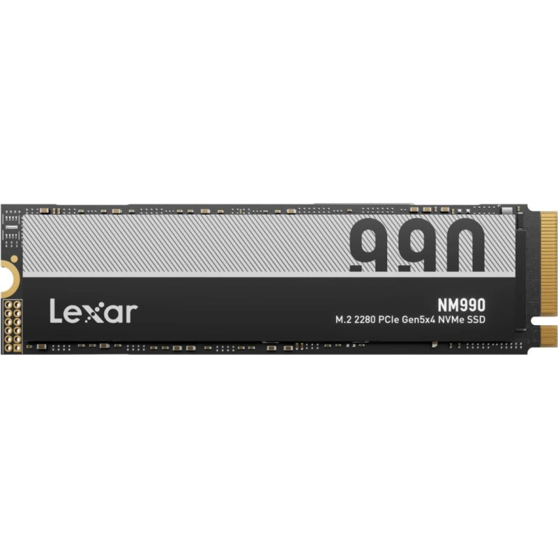 Lexar SSD|LEXAR|NM990|1TB|M.2|NVMe|Write speed 7500 MBytes/sec|Read speed 14000 MBytes/sec|2.45mm|TBW 750 TB|MTBF 1500000 hours|LNM990X001T-RNNNG