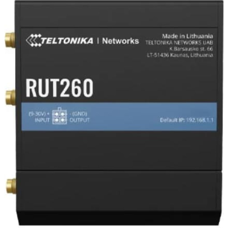 Teltonika Wireless Router|TELTONIKA|Wireless Router|4G|RUT260000000