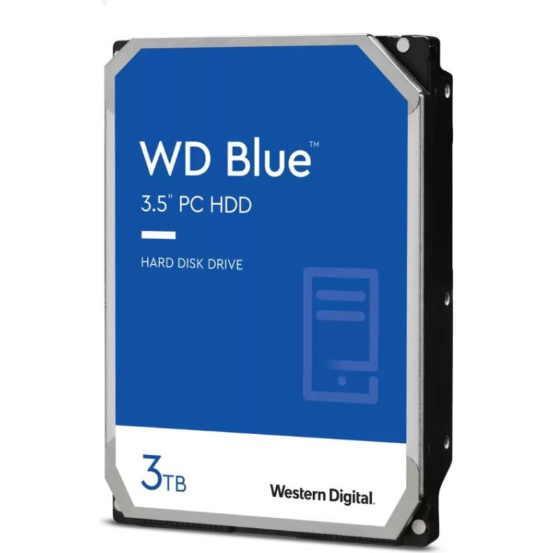 Western Digital HDD|WESTERN DIGITAL|Blue|3TB|SATA 3.0|256 MB|5400 rpm|3,5"|WD30EZAZ