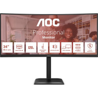 AOC LCD Monitor|AOC|34 "|3440 x 1440 pixels|UltraWide Quad HD|Native aspect ratio 21:9|LCD|Curved|CU34E4CV