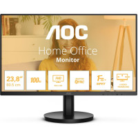 AOC LCD Monitor|AOC|24"|Panel VA|1920x1080|16:9|100 Hz|Matte|1 ms|Speakers|Tilt|Colour Black|24B3HMA2