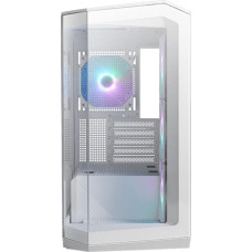 MSI Case|MSI|MidiTower|Case product features Transparent panel|Not included|MicroATX|Colour White|MAGPANOM100RPZWHITE