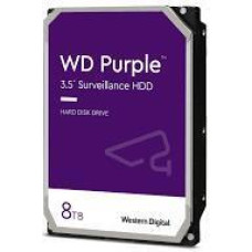 Western Digital HDD|WESTERN DIGITAL|Purple|8TB|SATA 3.0|256 MB|7200 rpm|3,5"|WD8002PURP