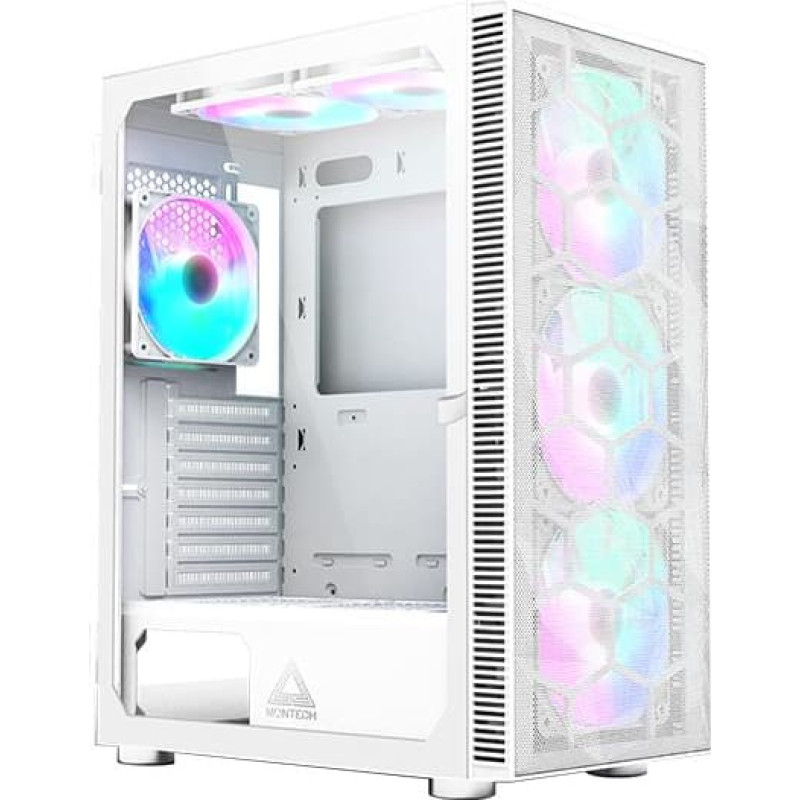 Montech Case|MONTECH|X3 Mesh|MidiTower|Not included|ATX|MicroATX|MiniITX|Colour White|X3MESH(W)