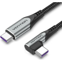 Vention CABLE USB-C TO USB-C R.ANGLE/1M GRAY TAKHF VENTION