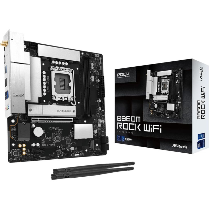 Asrock MB B860 S1851 MATX/B860M ROCK WIFI ASROCK