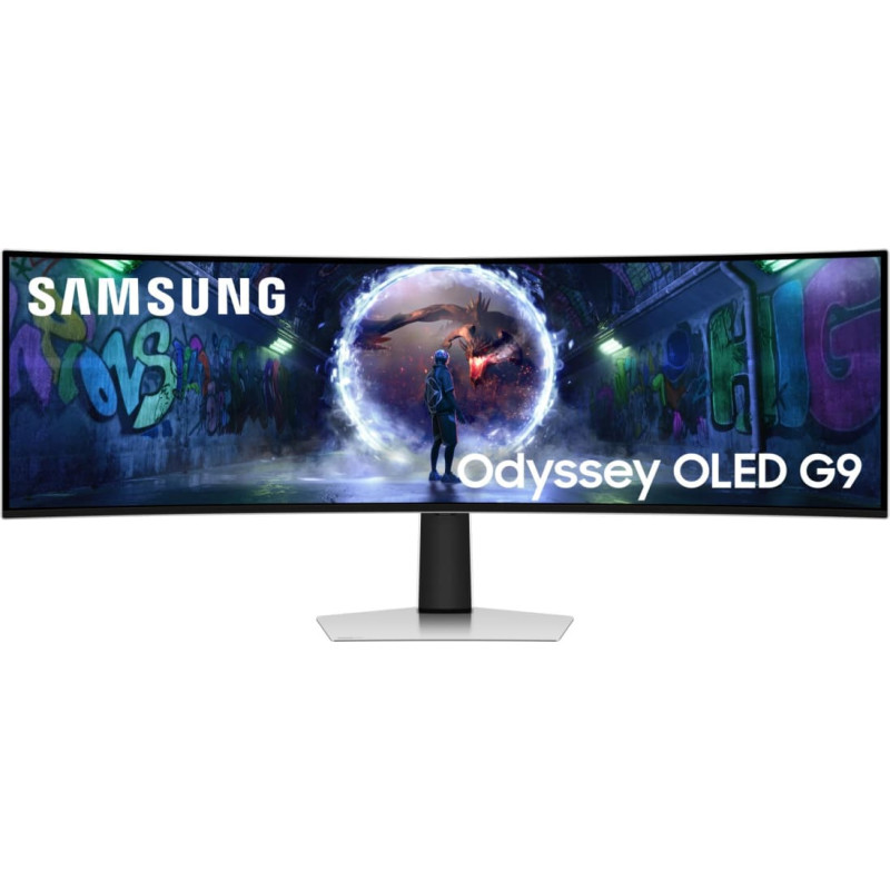 Samsung Monitor|SAMSUNG|Odyssey G9 G93SD|49"|Gaming/Curved|Panel OLED|5120x1440|32:9|240 Hz|0.03 ms|Colour White|LS49DG934SUXEN