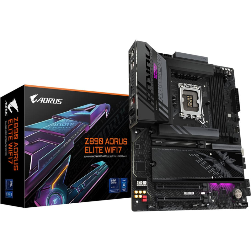 Gigabyte Mainboard|GIGABYTE|Z890 A ELITE WIFI7 1.1|Intel Z890|LGA 1851 (Socket V1)|ATX|RAM DDR5-SDRAM|4xSlots|Wi-Fi Yes|Bluetooth Yes|4xNumber of M.2 (M) slots|Z890AELITEWIFI71.1