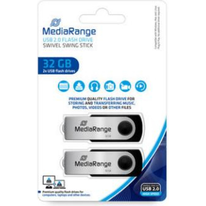 Mediarange MEMORY DRIVE FLASH USB2 32GB/MR911-2 MEDIARANGE