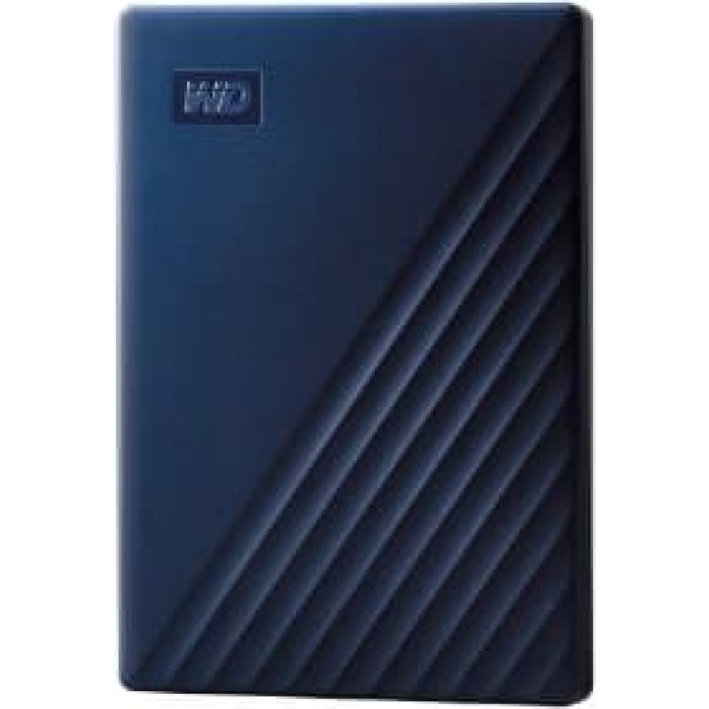 Western Digital External HDD|WESTERN DIGITAL|My Passport for Mac|WDBA2F0050BBL-WESN|5TB|USB-C|USB 3.2|Colour Midnight Blue|WDBA2F0050BBL-WESN
