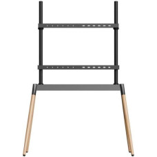 Gembird TV SET ACC FLOOR STAND 55-86"/BLK/WOOD TVS-86F-01-BK GEMBIRD