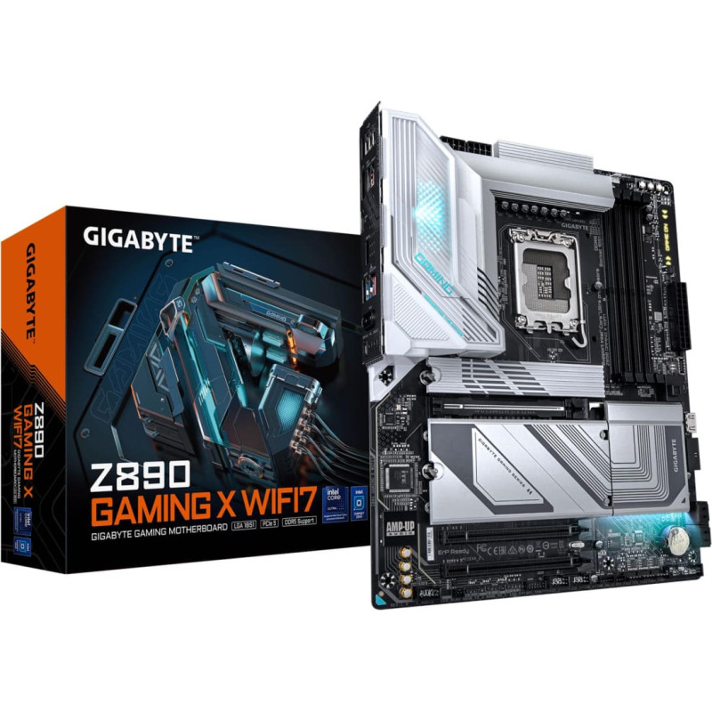 Gigabyte Mainboard|GIGABYTE|Intel Z890|LGA 1851 (Socket V1)|ATX|RAM DDR5-SDRAM|4xSlots|Wi-Fi Yes|Bluetooth Yes|1xPCI Express x16 slots|4xNumber of M.2 (M) slots|Z890GAMINGXWIFI71.1