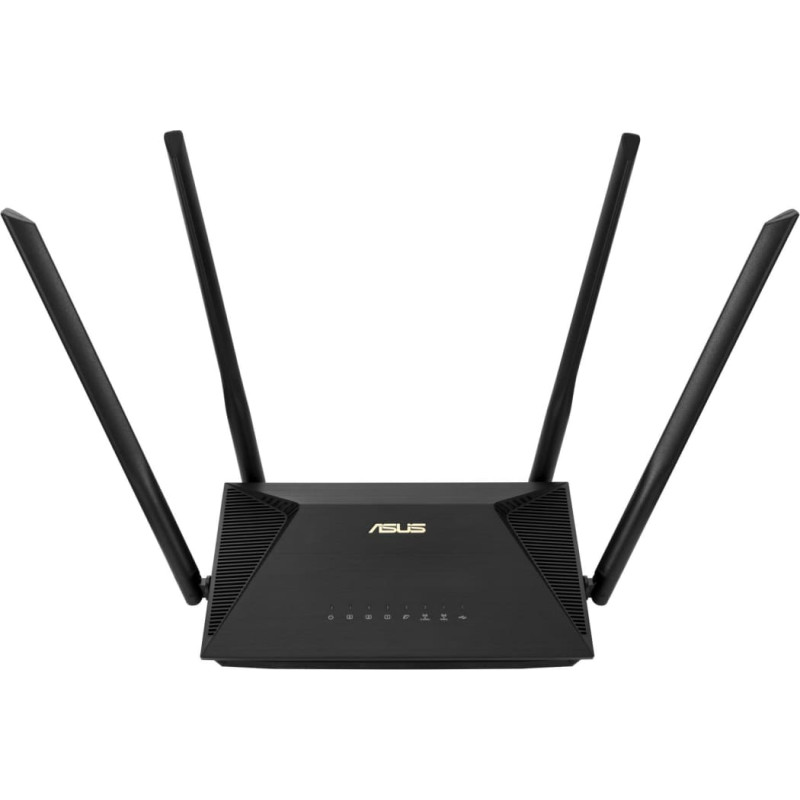Asus Wireless Router|ASUS|Wireless Router|1800 Mbps|Wi-Fi 5|Wi-Fi 6|IEEE 802.11a/b/g|IEEE 802.11n|USB|1 WAN|3x10/100/1000M|Number of antennas 4|RT-AX53U