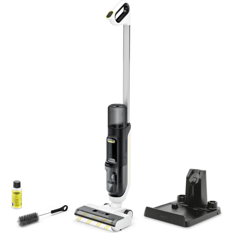 Karcher Vacuum Cleaner|KARCHER|Three-in-one floor cleaner FCV 3|Dry&wet|2-in-1 stick vacuum|White|Bagless|Battery|1.056-122.0