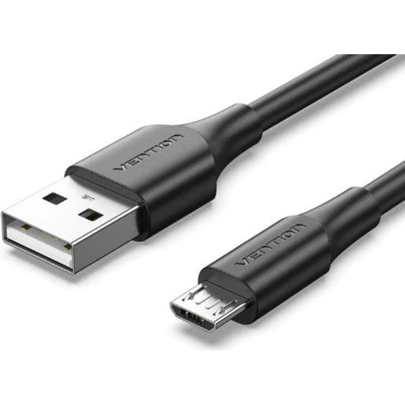 Vention CABLE USB2.0 TO MICRO-B/0.25M BLACK CTIBC VENTION