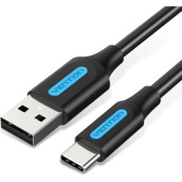 Vention CABLE USB2.0 TO USB-C/1.5M BLACK COKBG VENTION