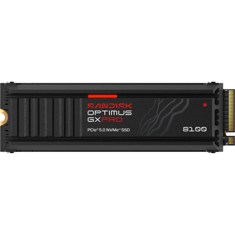 Sandisk SSD|SANDISK|600xTBW rating|MTBF 1750000 h|Read speed 14900 MB/s|Write speed 11000 MB/s|NVMe Yes|PCI Express 5.0|M.2|1000 GB|SDSP82100TAH-000E0