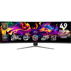 MSI Monitor|MSI|49 "|5120 x 1440 pixels|Dual QHD|Native aspect ratio 32:9|QD-OLED|Curved|MPG491CQPXQD-OLED