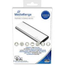 Mediarange External SSD|MEDIARANGE|Read speed 450 MB/s|Write speed 420 MB/s|Form factor M.2|NVMe Yes| 120 GB|MR1100