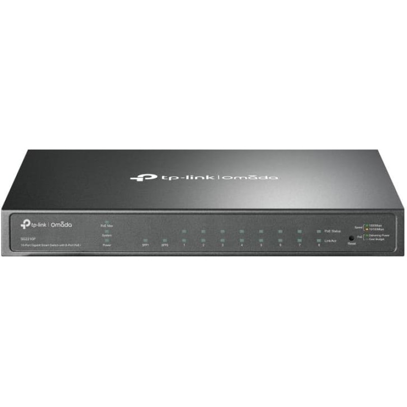 Tp-Link Switch|TP-LINK|Omada|SG2008|Type L2|Desktop/pedestal|8x10Base-T / 100Base-TX / 1000Base-T|2xSFP|PoE ports 8|SG2210P