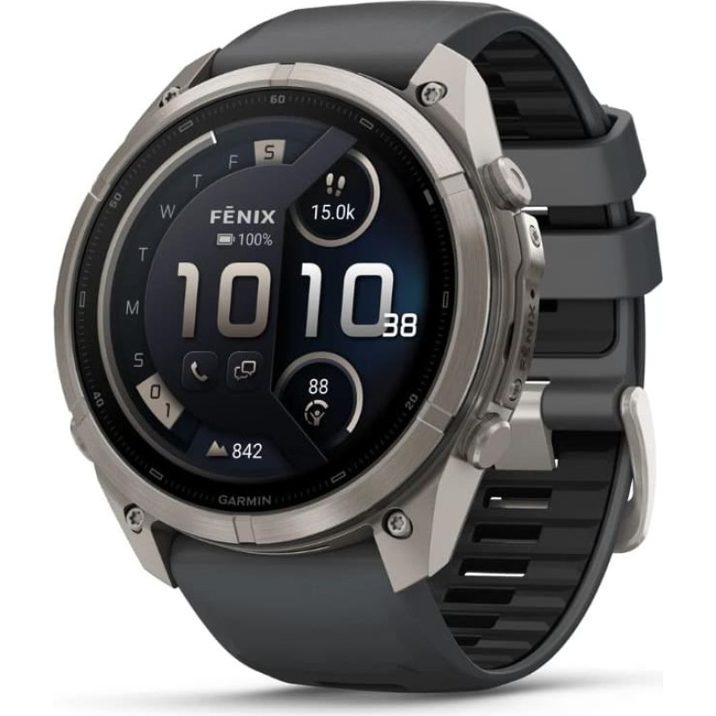 Garmin SMARTWATCH FENIX 9 PRO SOLAR/TITANIUM  010-04338-01 GARMIN