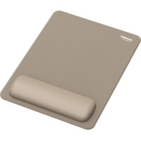 Fellowes MOUSE PAD WRIST REST XL/SAND 100142564 FELLOWES