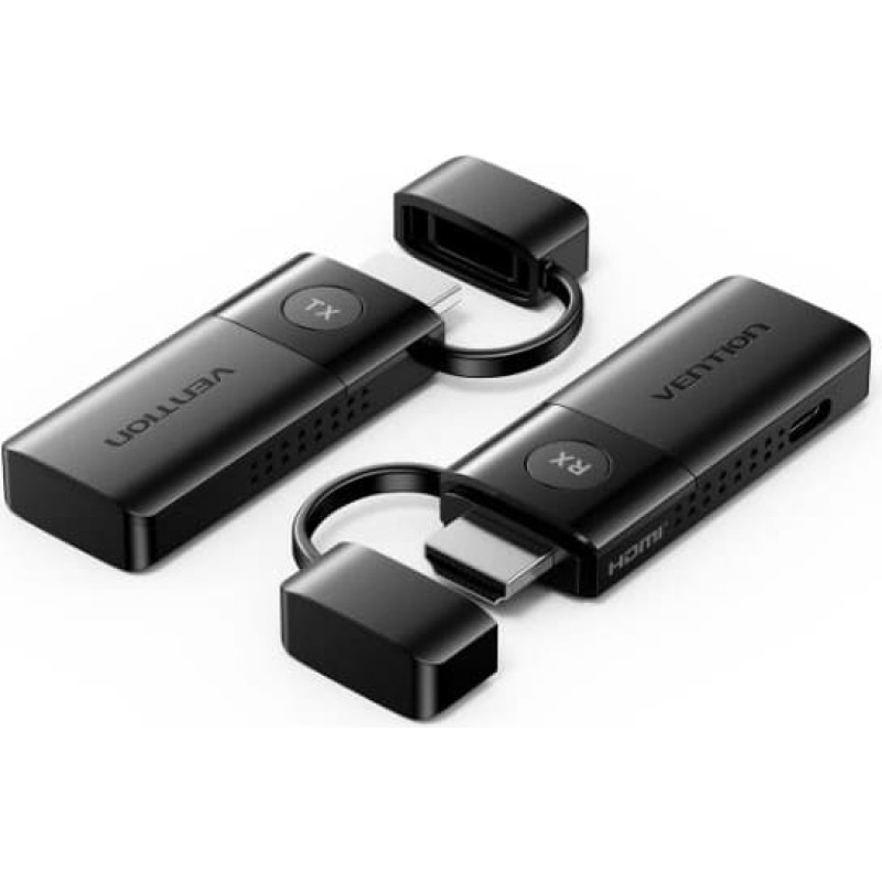 Vention I/O VIDEO TRANSMITTER/RECEIVER/HDMI BLACK ADKB0 VENTION