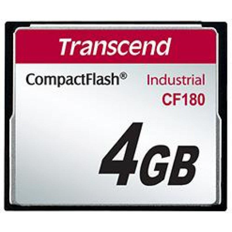 Transcend MEMORY COMPACT FLASH 4GB/TS4GCF180I TRANSCEND