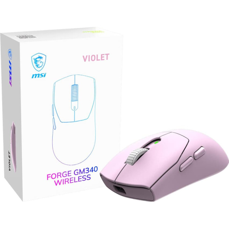 MSI MOUSE USB OPTICAL WRL GAMING/FORGE GM340 WRL VIOLET MSI