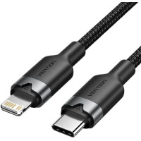 Vention CABLE USB-C TO LIGHTNING/2M BLACK LALBH VENTION