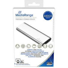 Mediarange External SSD|MEDIARANGE|Read speed 450 MB/s|Write speed 420 MB/s|Form factor M.2|NVMe Yes| 480 GB|MR1102