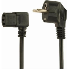 Gembird CABLE POWER ANGLED C13 1.8M/PC-186A-075-1.8M GEMBIRD