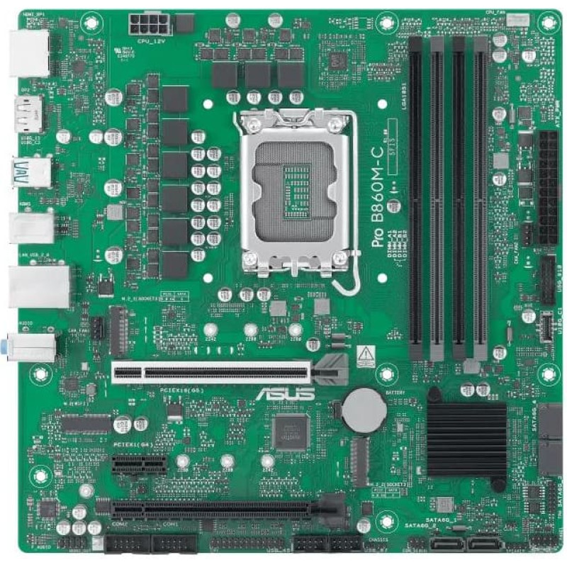 Asus Mainboard|ASUS|Intel B860|LGA 1851 (Socket V1)|micro ATX|RAM DDR5-SDRAM|4xSlots|2xNumber of M.2 (M) slots|PROB860M-C-CSM
