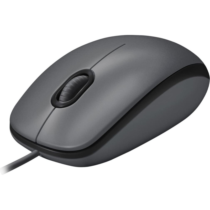 Logitech MOUSE USB OPTICAL M100/BLACK 910-006652 LOGITECH