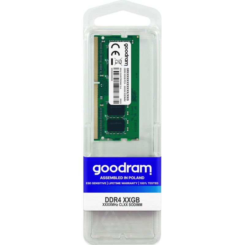 Goodram NB MEMORY 16GB PC25600 DDR4/SO GR3200S464L22/16G GOODRAM