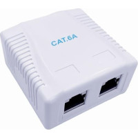 Gembird CABLE ACC MOUNT BOX CAT6A FTP/2P NCAC-2F6A-01 GEMBIRD