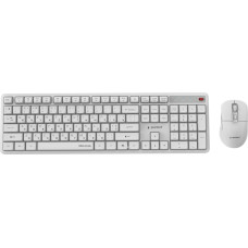 Gembird KEYBOARD +MOUSE WRL CYRILLIC/WHT KBS-WMS-01-W-CYRL GEMBIRD