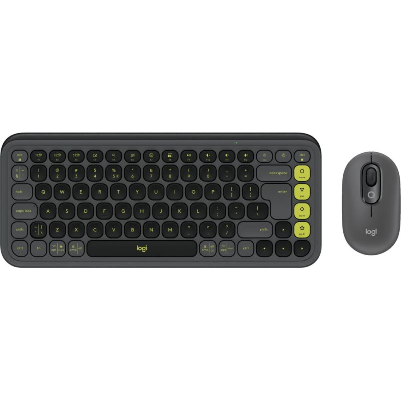 Logitech KEYBOARD +MOUSE COMBO POP ICON/GR/GREEN 920-013140 LOGITECH