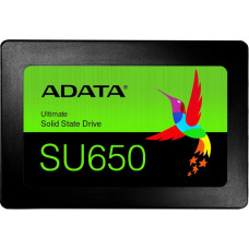 Adata SSD|ADATA|SU650|256GB|SATA 3.0|3D NAND|Write speed 450 MBytes/sec|Read speed 520 MBytes/sec|2,5"|TBW 140 TB|MTBF 2000000 hours|ASU650SS-256GT-R