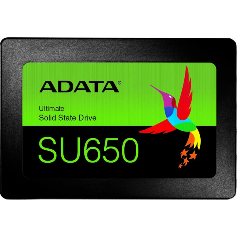Adata SSD|ADATA|SU650|256GB|SATA 3.0|3D NAND|Write speed 450 MBytes/sec|Read speed 520 MBytes/sec|2,5"|TBW 140 TB|MTBF 2000000 hours|ASU650SS-256GT-R