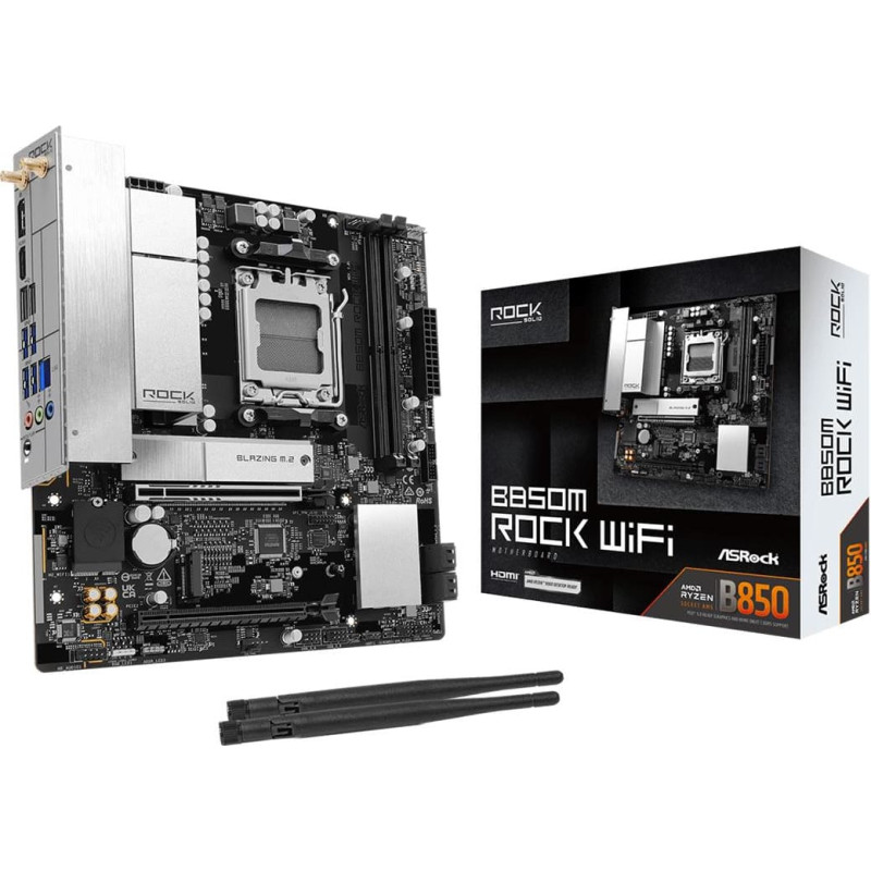 Asrock MB AMD B850 SAM5 MATX/B850M ROCK WIFI ASROCK